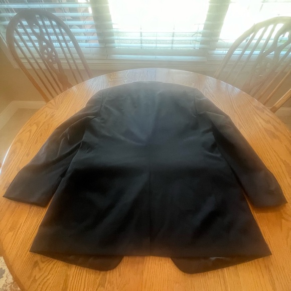 JOS A BANK Men’s Worsted Wool Formal Tuxedo Dinner Jacket Blazer Black Size 43R - Picture 2 of 9